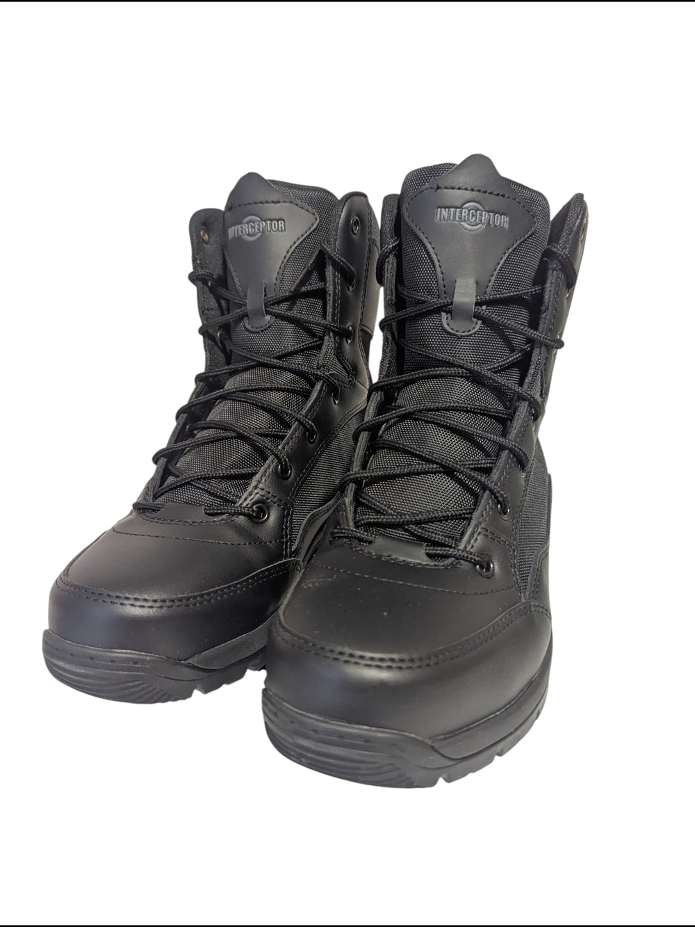 Men's Black Tactical Boots - Supportive Lace-Up Design Size 9 New In Box